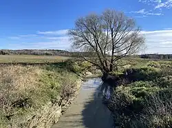 Route Bureau, du pont acier et bois P-18620, Saint-Ubalde