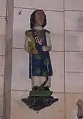 Saint Vincent dans l'église de Mornay-sur-Allier.