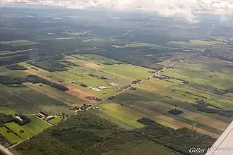 La route 218 reprend une partie du tracé des chemins Craig et Gosford à Sainte-Agathe-de-Lotbinière.