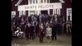 Messe d'inauguration de l'église et de la paroisse de Sainte-Félicité de L'Islet. Image tirée du film Mémoire Boréale de Samuel St-Pierre.