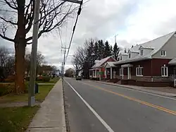 Intersection des routes 261 et 226 à Sainte-Gertrude.