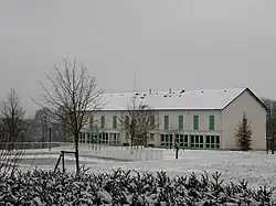 Bâtiment de la colonie de vacances.