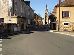 L'avenue de l'Auvergne en 2012.