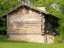 Maison à empilage de poutres de Saint-Germain.