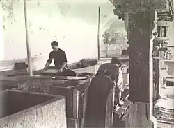 Salle des cuves. Premières décennies du XXe&nbsp;siècle.