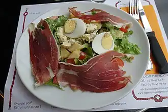 Salade aveyronnaise.