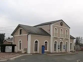 La gare de Salbris.