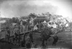 Vue générale de Salers en 1883.