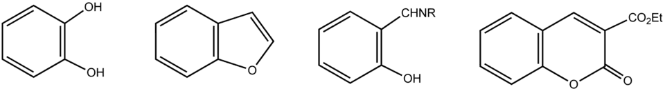 Illustration de composé dérivés du salicylaldéhyde.