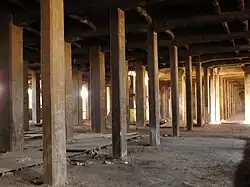 Bâtiment abandonné de l'établissement de Chacabuco lié à l'exploitation des gisements de nitrate