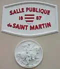 Salle publique de Saint-Martin.
