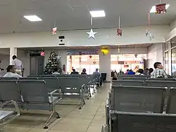 Salle d'embarquement.