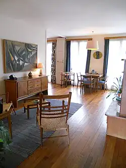 Architecture d'intérieur. Appartement témoin Perret, Le Havre.