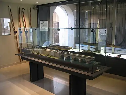 Salle des maquettes et de la navigation.