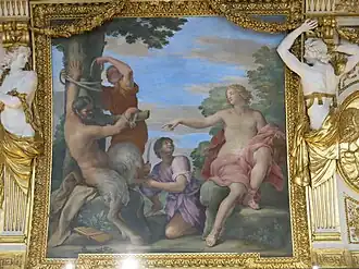 Version du plafond de la Salle des Saisons au Musée du Louvre.