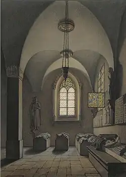 La Salle du XIIIe siècle par Augustin Alexandre Thierriat, 1817.