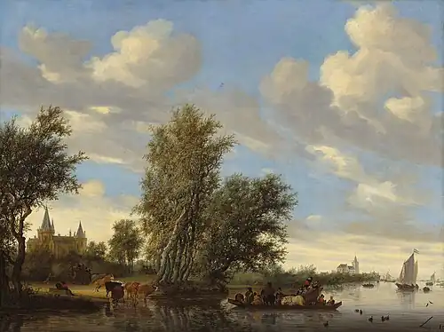Bac sur une rivière (1649)National Gallery of Art, Washington