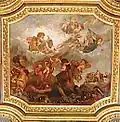 Plafond central du salon de Mars, par Audran