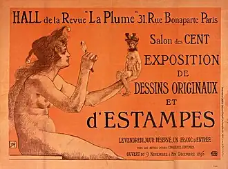 Salon des Cent, novembre 1896, affiche.
