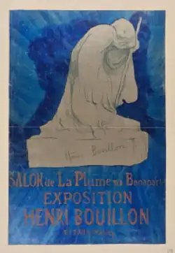 Salon de La Plume, exposition Henri Bouillon, mai 1897, affiche.