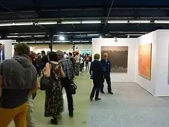 Vue du Salon des réalités nouvelles au parc floral de Paris en 2011.