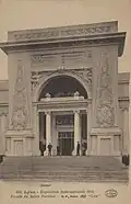 Salon parisien - exposition internationale urbaine de Lyon en 1914