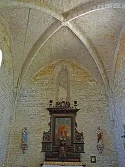 La travée du chœur.