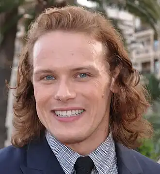 Sam Heughan dans le rôle de Jamie Fraser
