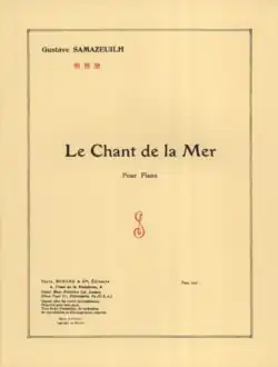 Couverture de partition, titre et nom d'auteur