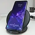 Galaxy S9+ avec chargeur par induction