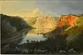 Samuel Jackson, Les Gorges de la rivière Avon au coucher du soleil v. 1825, aquarelle et gouache sur papier, Bristol, Museum and Art Gallery.