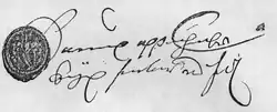 signature de Samuel Oppenheimer