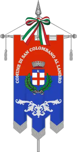 Drapeau de San Colombano al Lambro