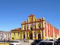 La cathédrale Saint-Christophe de San Cristóbal de las Casas.
