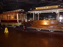 Wagon Sutter street Railway Co