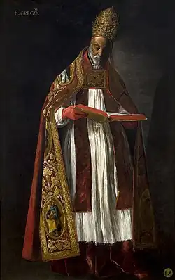 Zurbarán, Saint Grégoire le Grand.