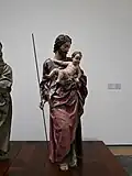 Saint Joseph et l'Enfant Jésus, bois polychrome, originellement pour le couvent de l'Ange gardien (Grenade). Musée des beaux-arts de Grenade.