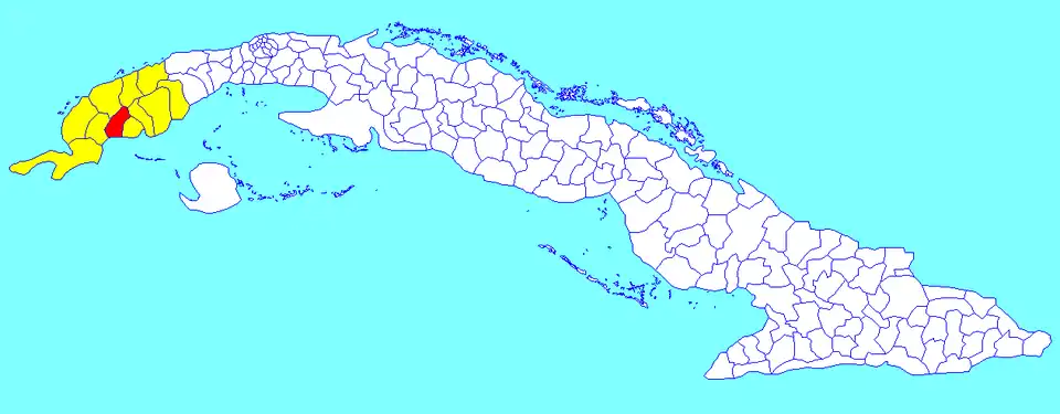 Municipalité de San Juan y Martínez dans la province de Pinar del Río
