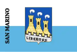 Drapeau de Ville de Saint-MarinCittà di San Marino
