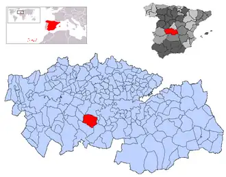 Localisation de San Martín de Montalbán