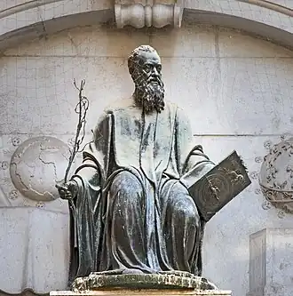 Statue de Thomas Rangone, église San Zulian.