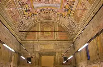 L'intérieur de l'ancienne église.