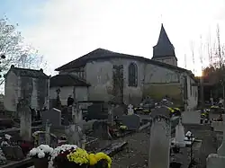 Le chevet de l'église.