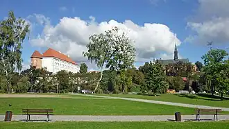 Le château et la cathédrale de Sandomierz.
