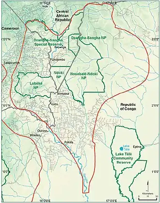 Image illustrative de l’article Trinational de la Sangha