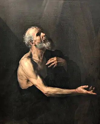 José de Ribera, Saint André, premier quart du XVIIe&nbsp;siècle, église des Girolamini, Naples.