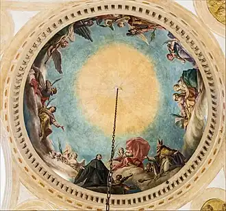 Le plafond de Giacomo Ceruti.