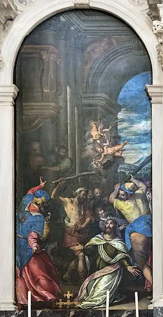 Le Martyre de saint Jacques par Carlo Caliari.