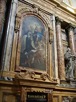 Luca Giordano, Jésus apparaissant à Marie-Madeleine de Pazzi (1685), Florence, église Madalenna de  Pazzi.