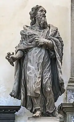 Élie par Tommaso Rues, église Santa Maria dei Carmini.